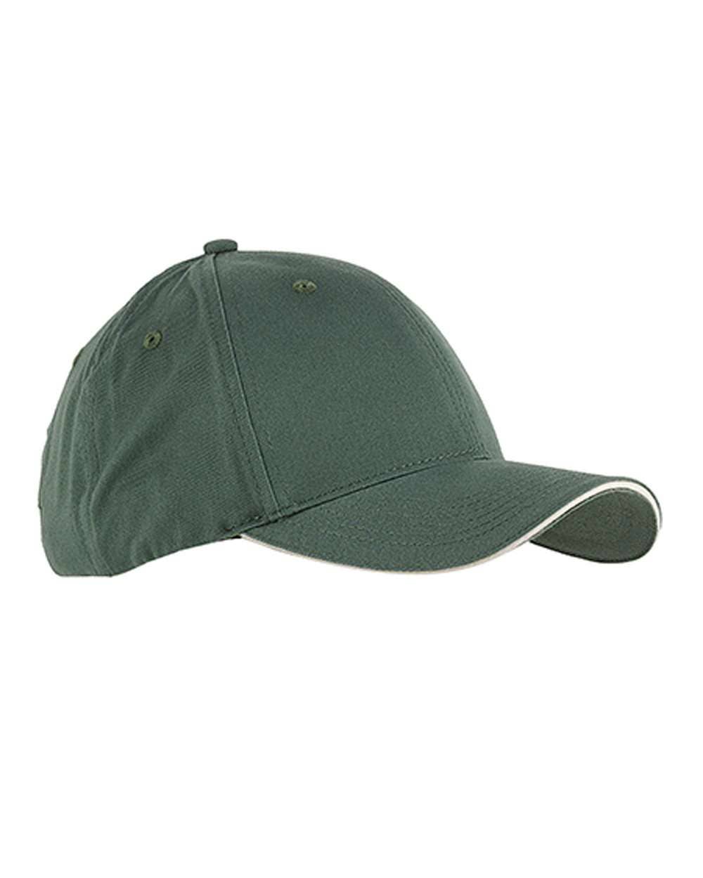 Brushed Twill Cotton Sandwich Cap – Adjustable Fit