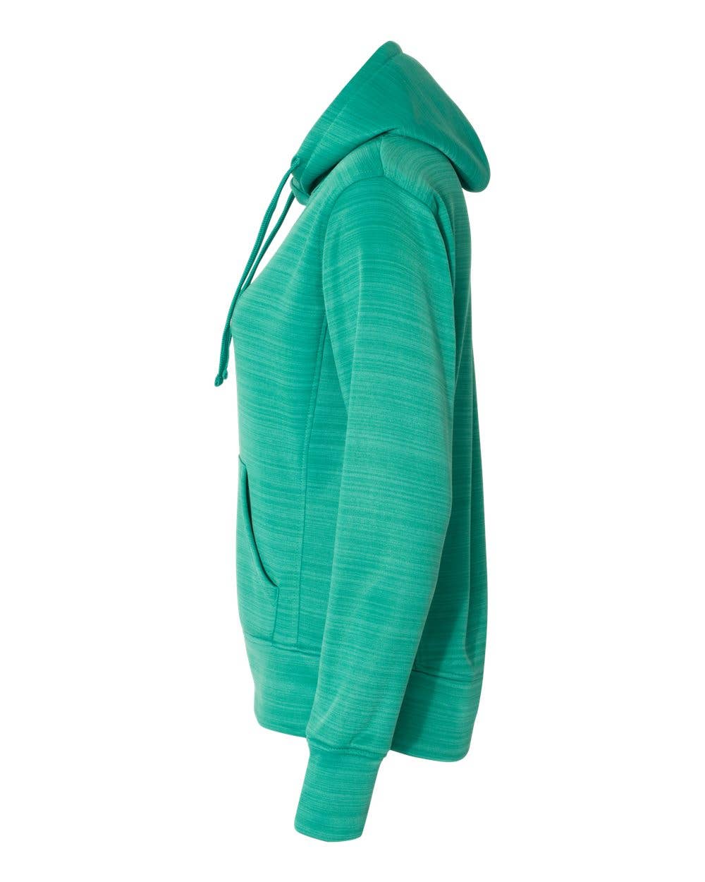 Women’s Performance Fleece Hoodie | Soft Striped Pullover wi