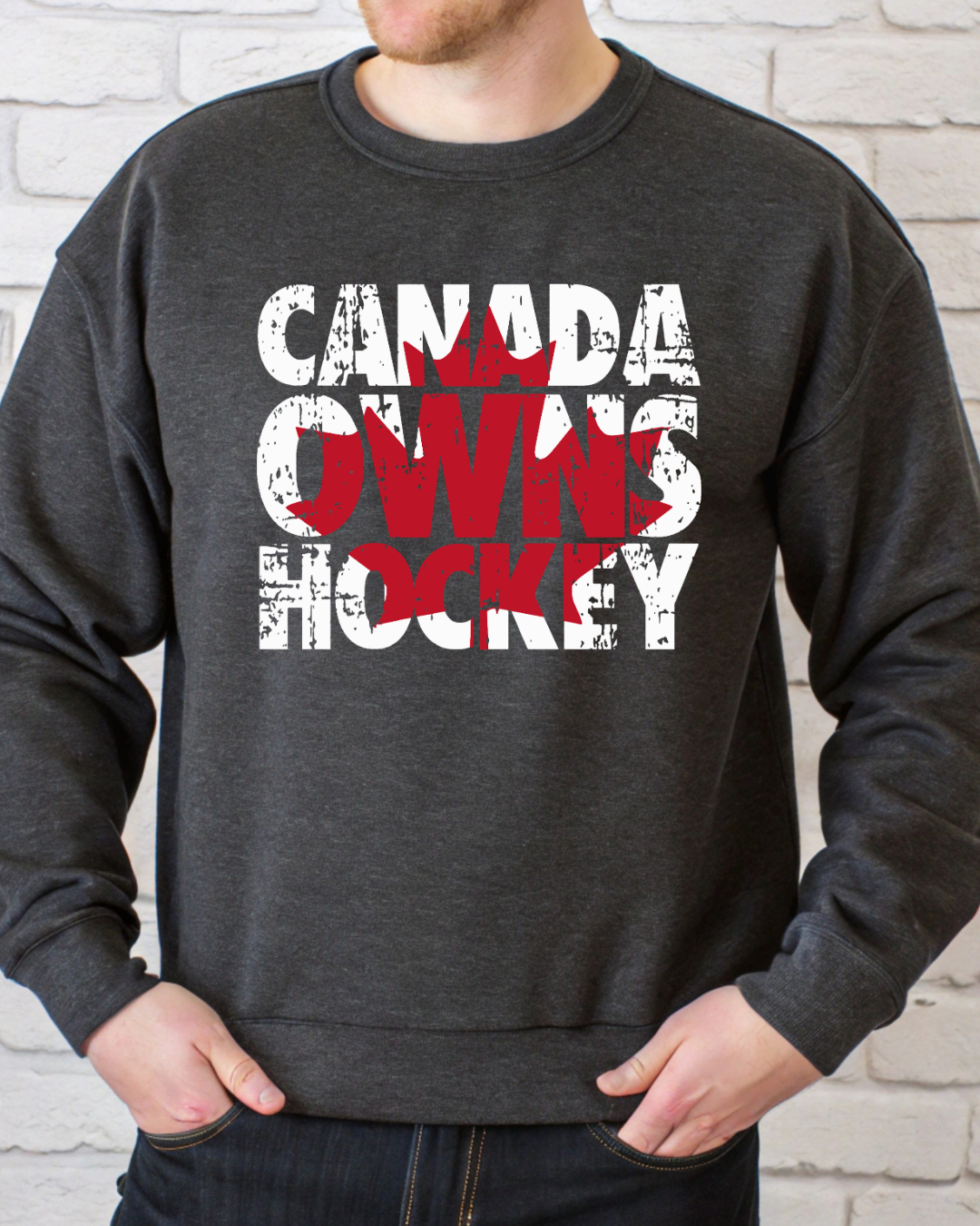 🏒 Canada Owns Hockey Sweatshirt