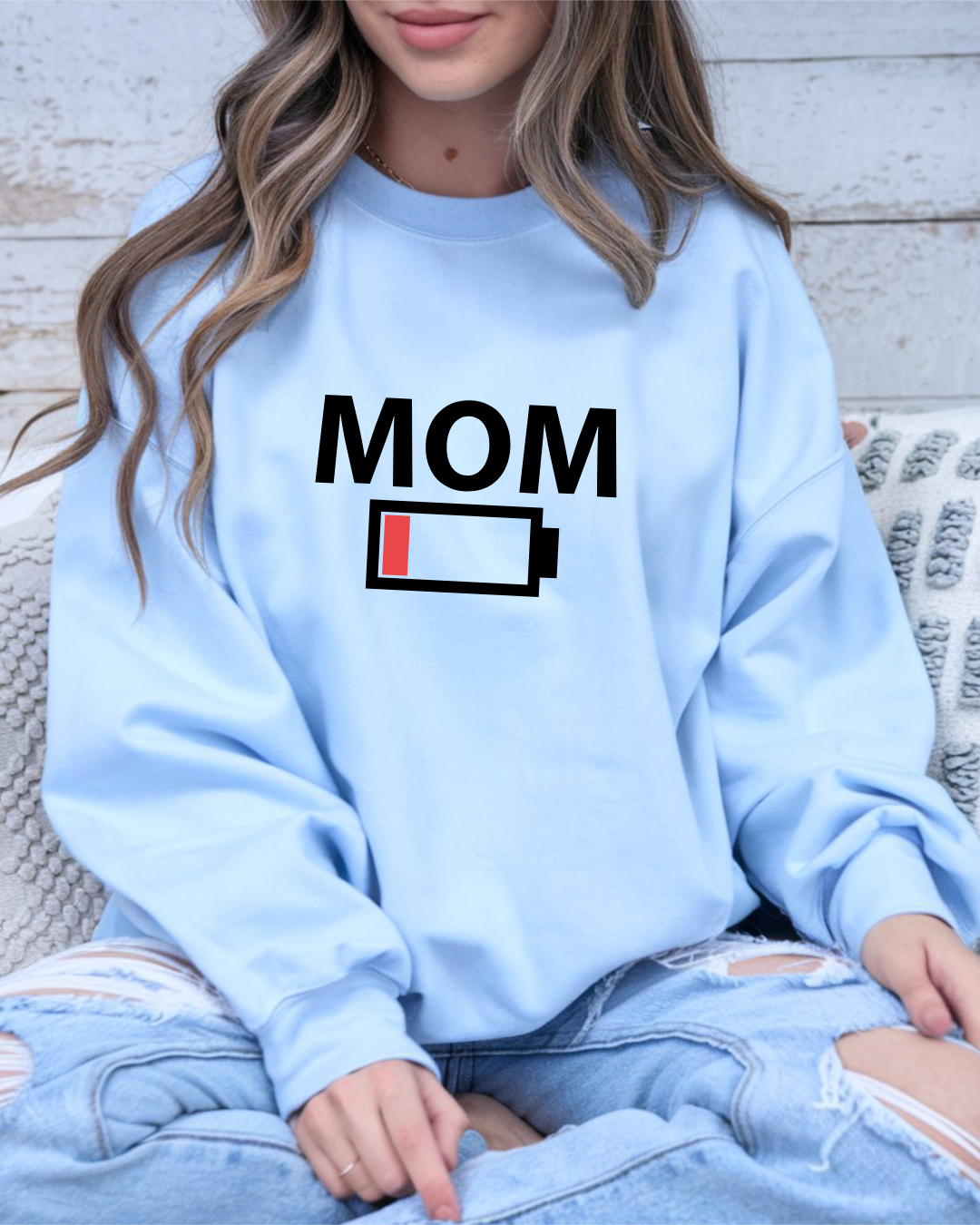 🔋 MOM Low Battery Shirt