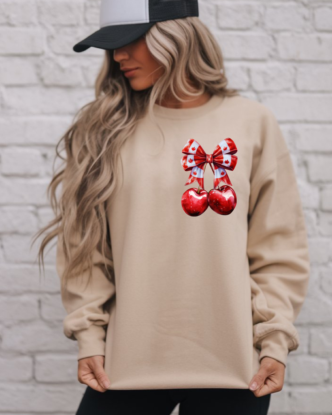 🇨🇦 Canadian Pride Bow Sweatshirt