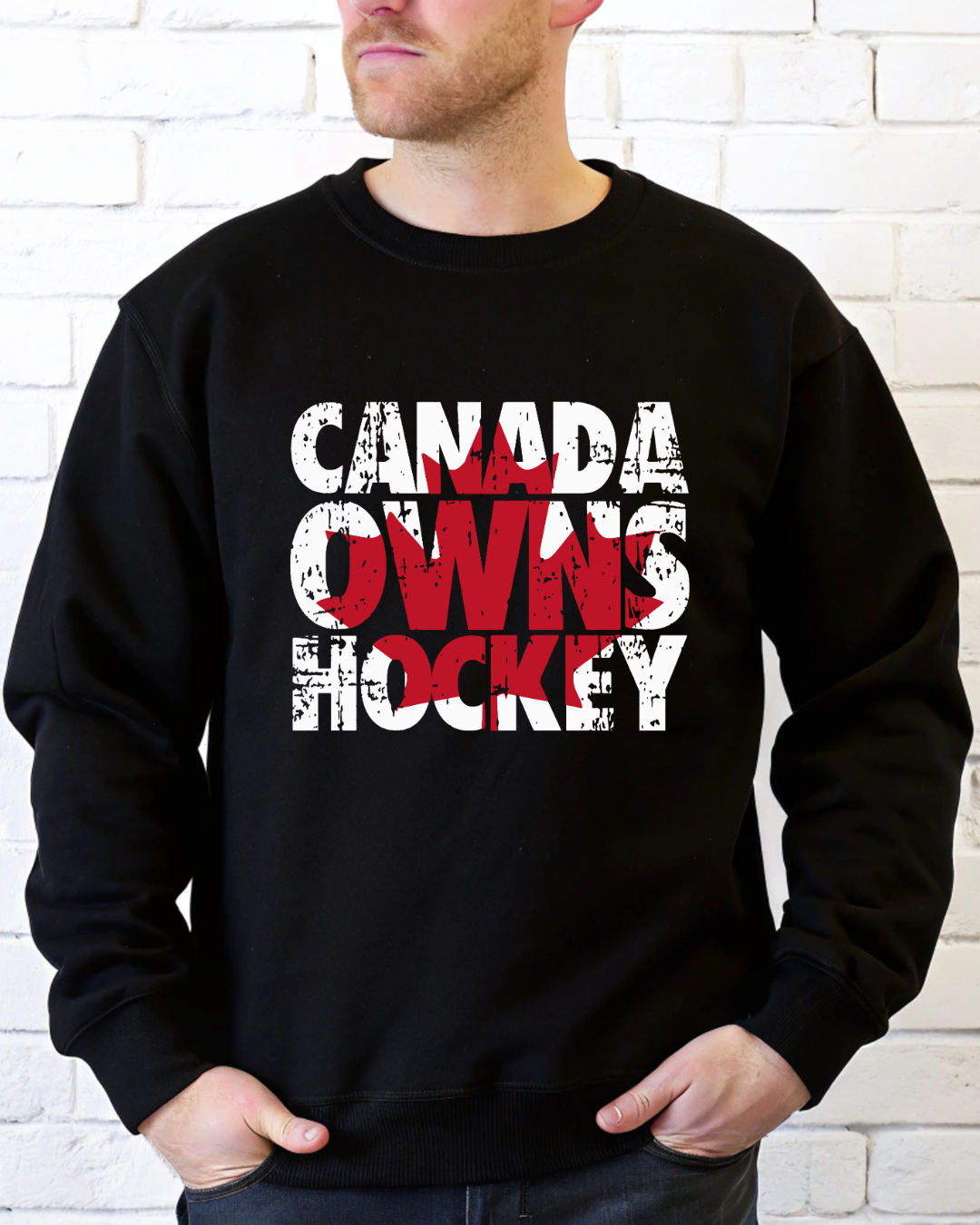 🏒 Canada Owns Hockey Sweatshirt