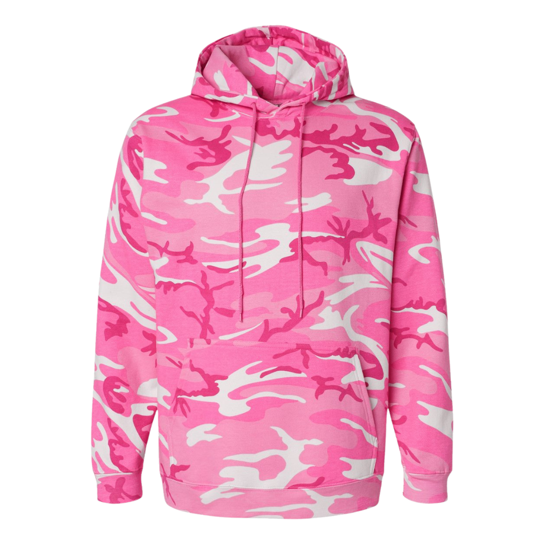 Unisex Camo Fleece Hoodie β Urban Woodland Pullover