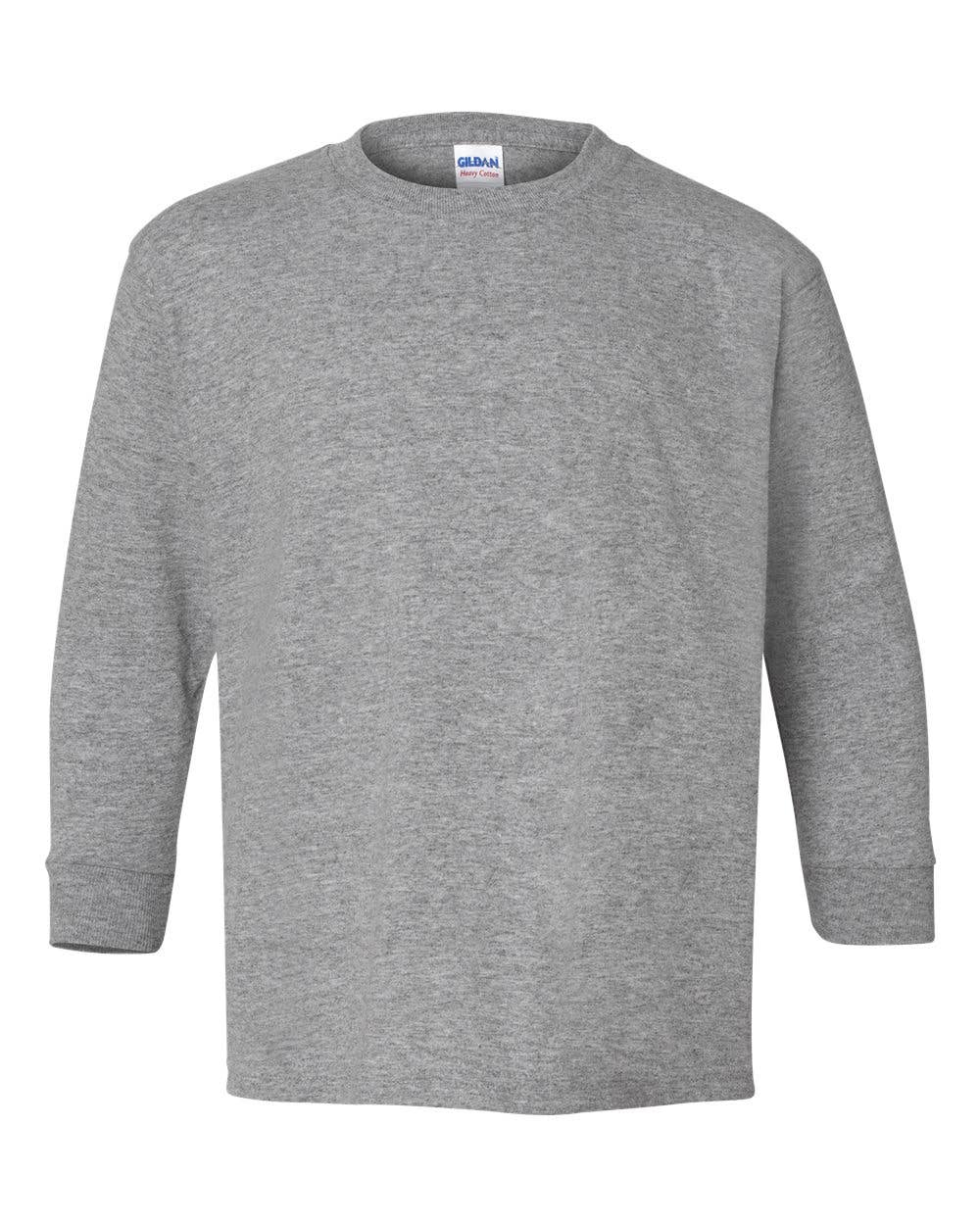 Youth Heavy Cotton Long Sleeve Tee | Soft Durable Comfort