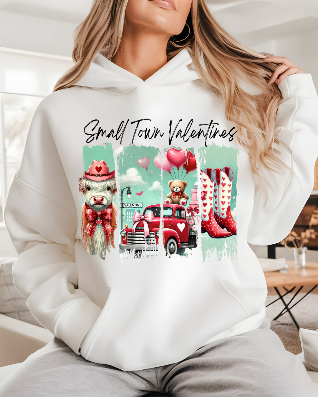 Small Town Hearts Hoodie