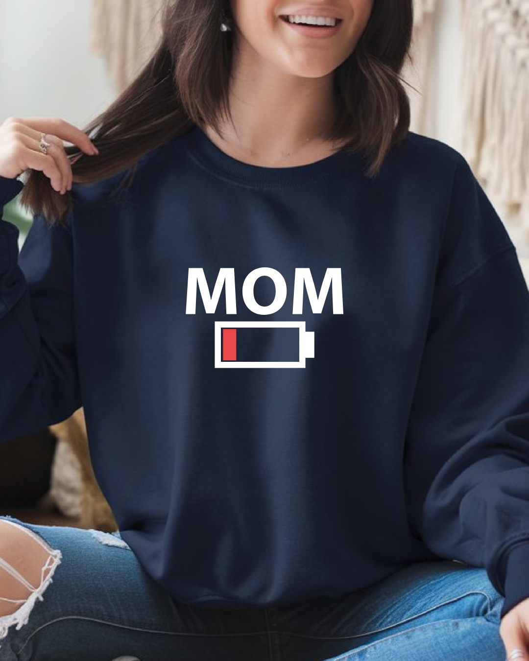 🔋 MOM Low Battery Shirt