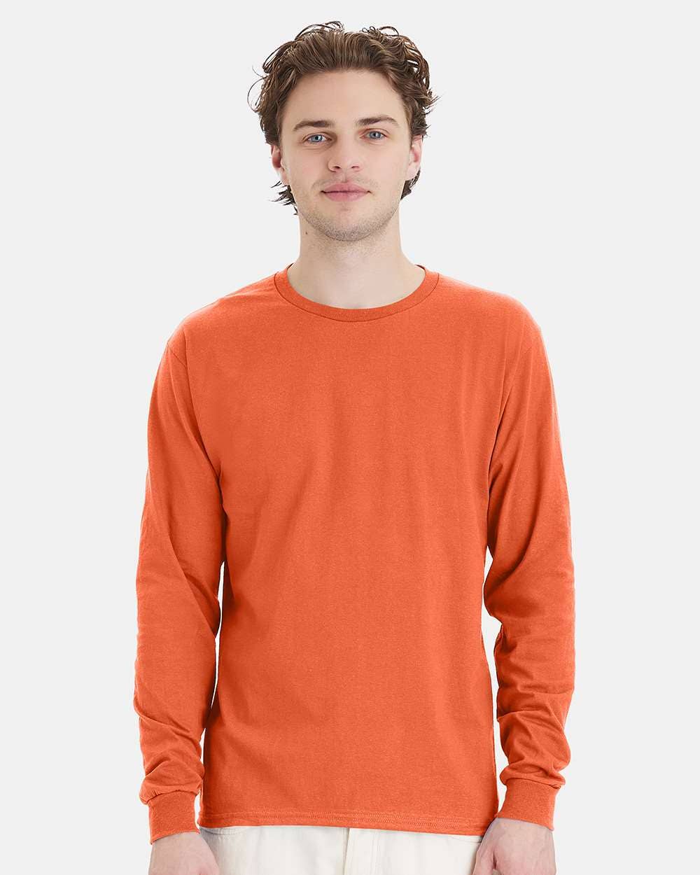 Long Sleeve Top | 100% Cotton Essential Comfort Tee