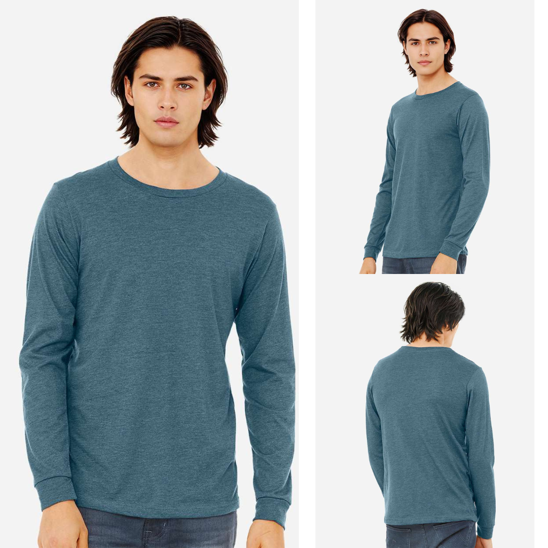 Bella Canvas Unisex Fit Heather LS Tee | Everyday Comfort