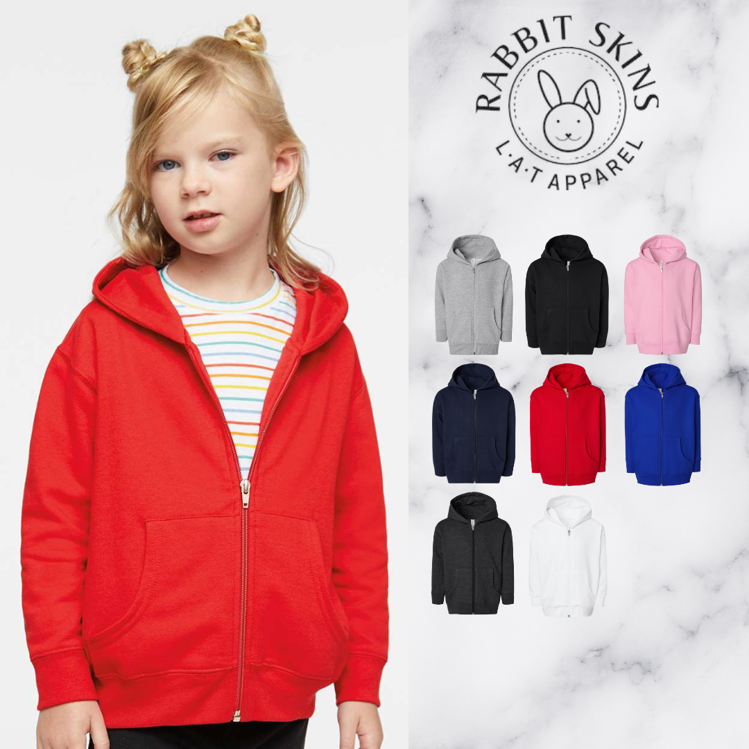 Kids Full-Zip Fleece Hoodie – Soft Cozy Everyday Sweatshirt
