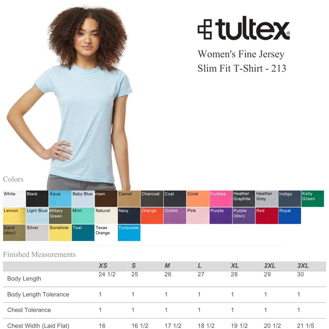 Women’s Slim Fit Fine Jersey T-Shirt | Soft Ring-Spun Tee
