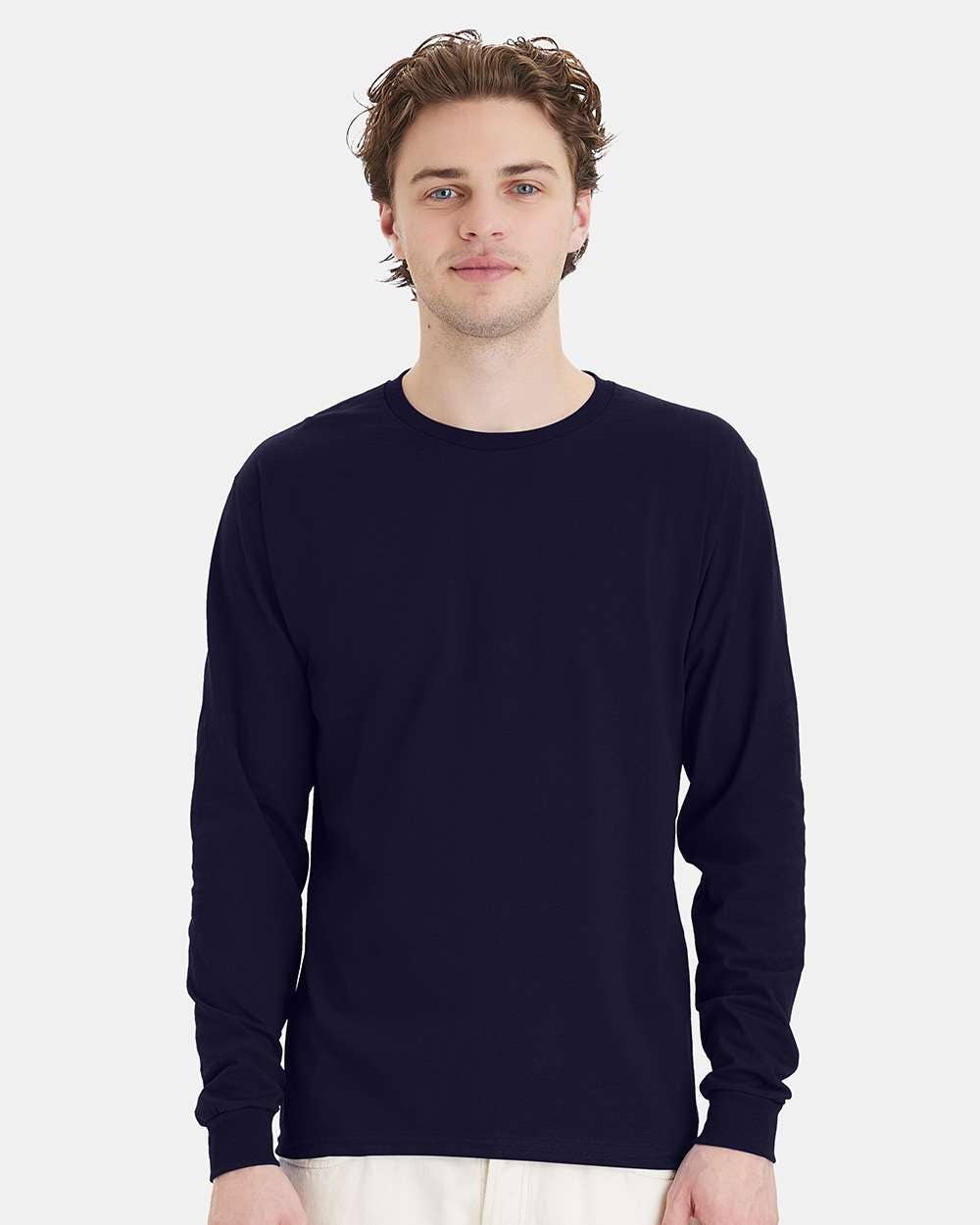 Long Sleeve Top | 100% Cotton Essential Comfort Tee