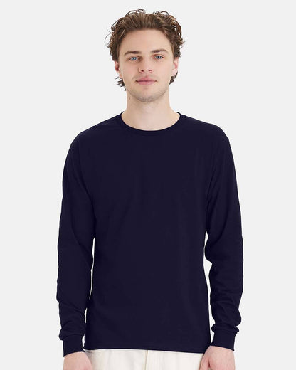 Long Sleeve Top | 100% Cotton Essential Comfort Tee