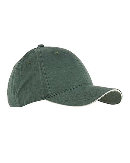 Brushed Twill Cotton Sandwich Cap – Adjustable Fit
