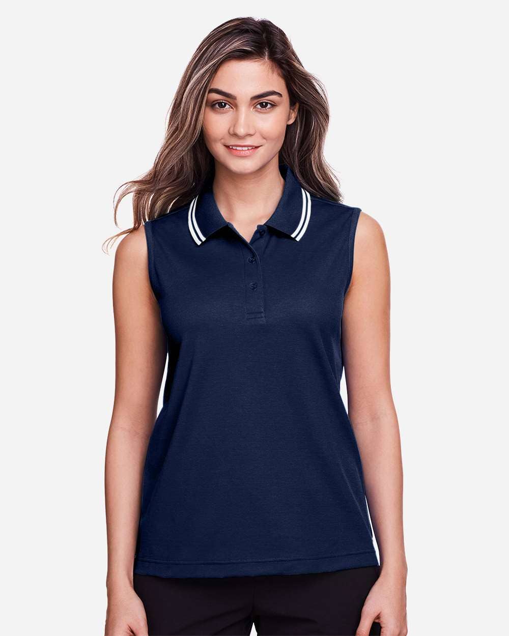 Women’s Sleeveless Performance Polo Breathable, Modern Fit