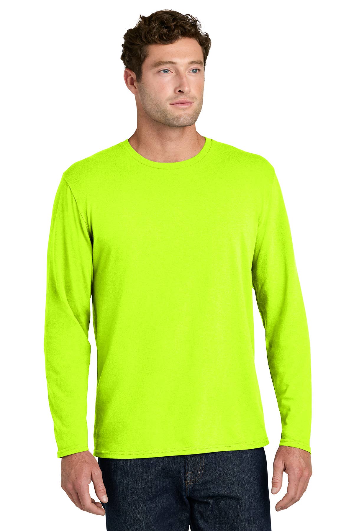Lightweight Cotton Long Sleeve Tee for Brands Teams & Events
