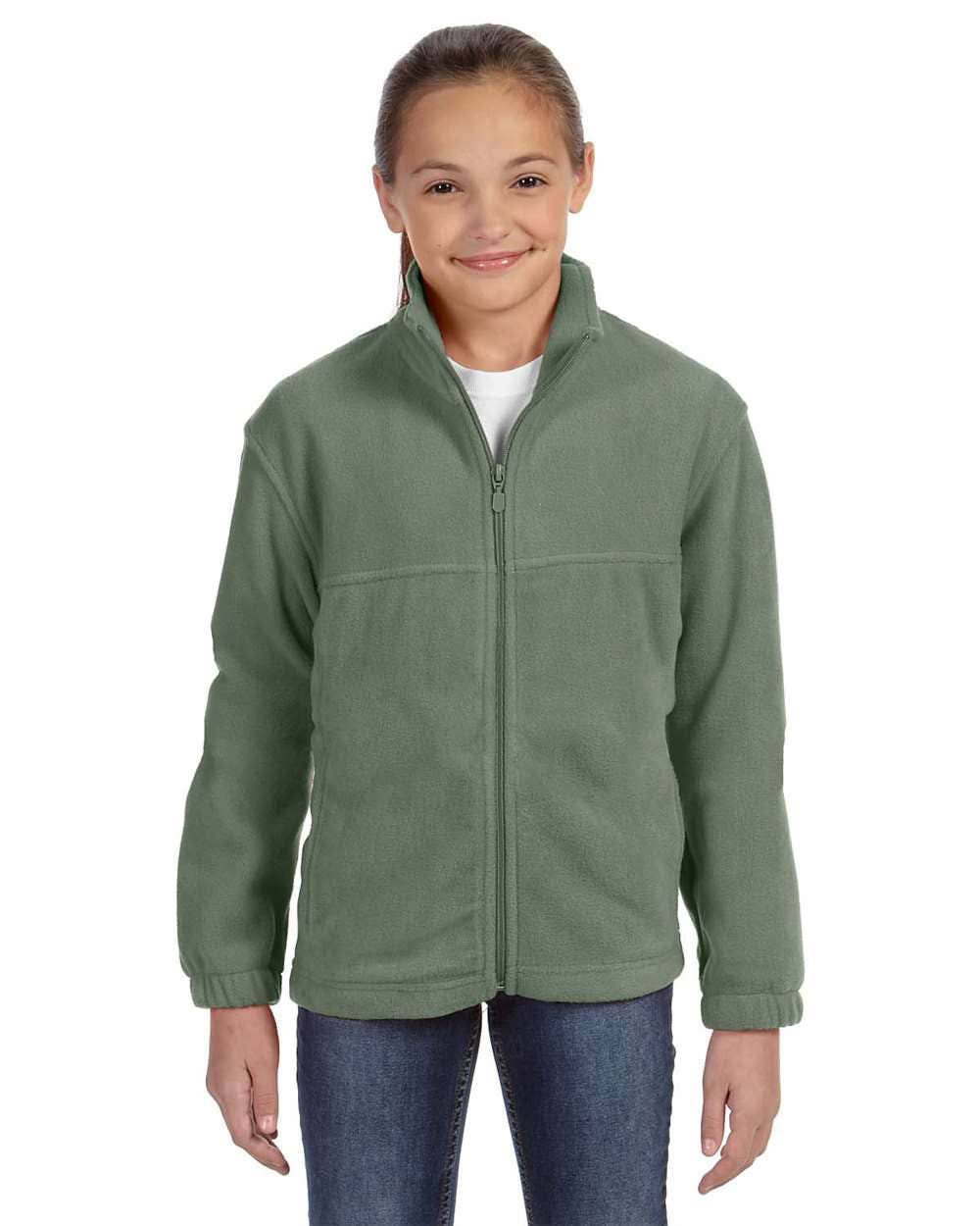 Youth Full-Zip Fleece Jacket | Soft Warm & Comfortable