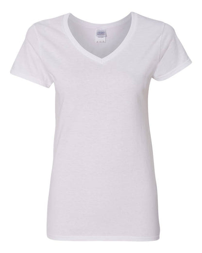 Gildan 5V00L Women’s Heavy Cotton Semi-Fitted V-Neck T-Shirt
