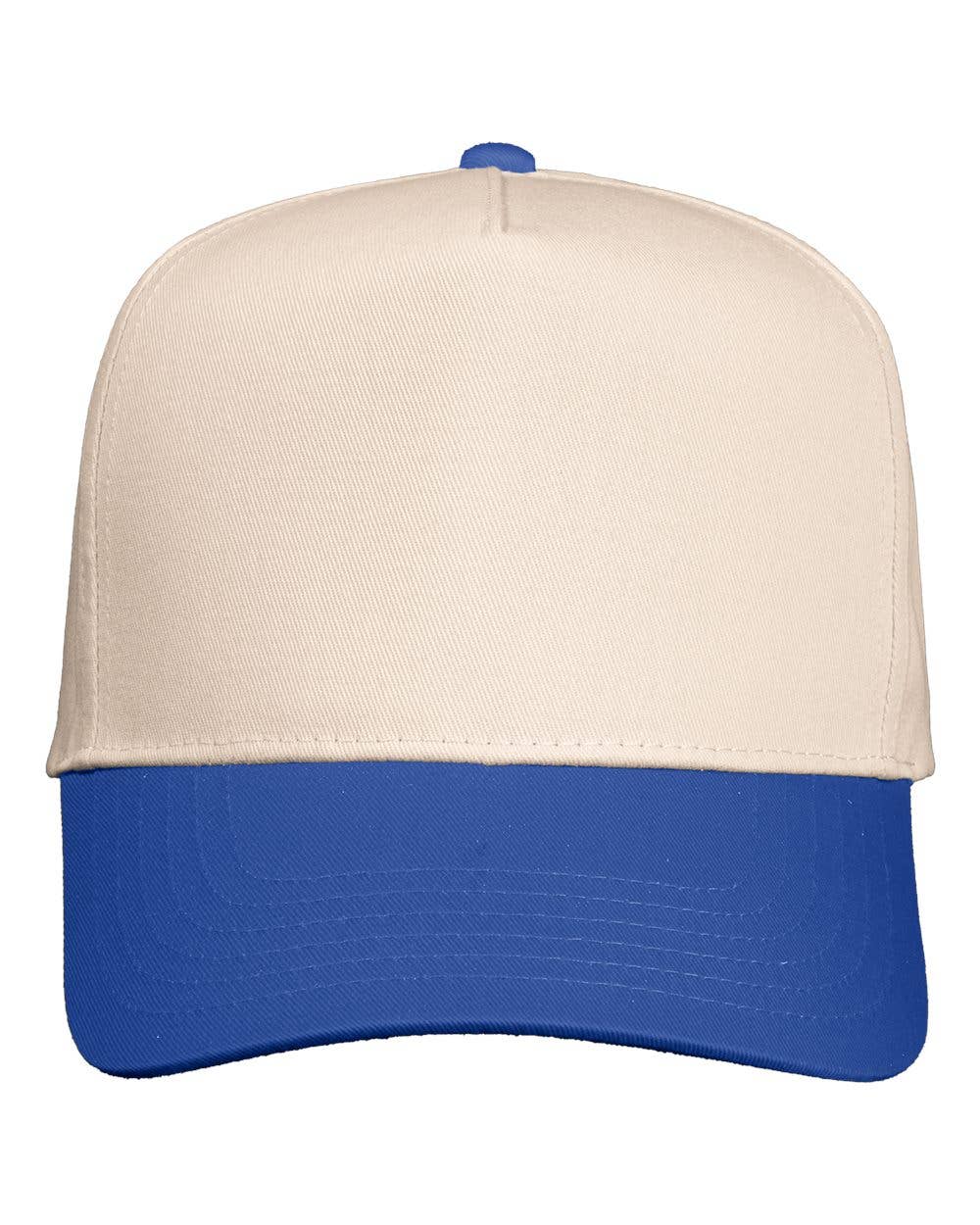 Valucap Adjustable Five-Panel Cap Clean & Comfortable Style