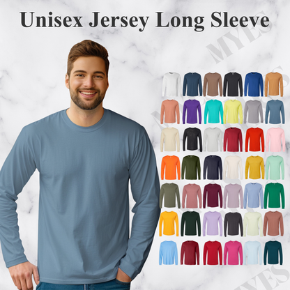 Unisex Soft Cotton Long Sleeve Tee | Bella + Canvas