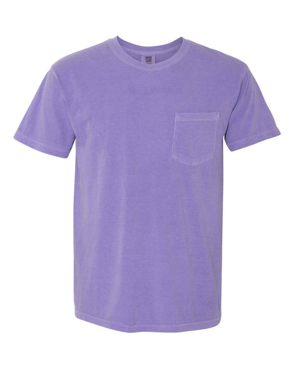Comfort Colors Heavyweight Pocket 100% ring-spun cotton Tee
