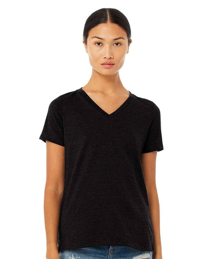Bella+Canvas Women’s Heather CVC V-Neck Tee