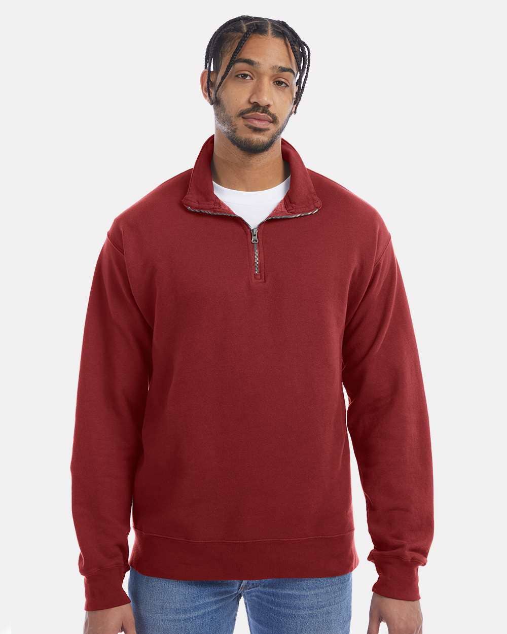 ComfortWash Unisex Quarter-Zip Pullover | Soft Vintage Feel