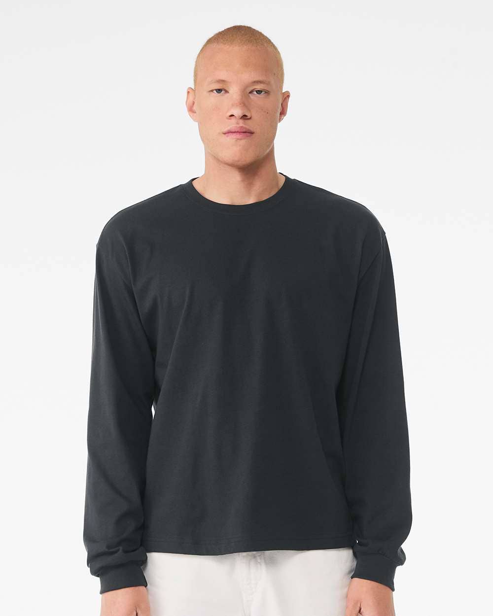 BELLA + CANVAS Heavyweight Long Sleeve Tee Relaxed Fit