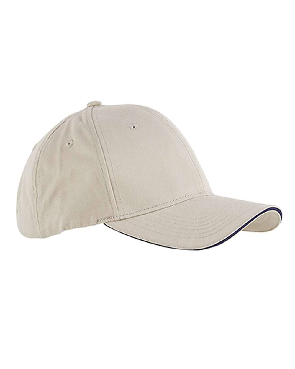 Brushed Twill Cotton Sandwich Cap – Adjustable Fit