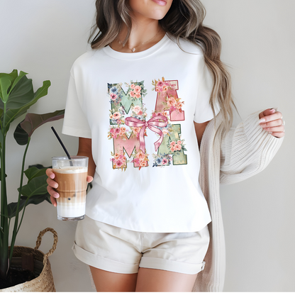 🌸 Floral MAMA Shirt