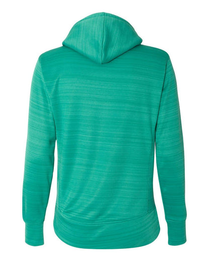 Women’s Performance Fleece Hoodie | Soft Striped Pullover wi