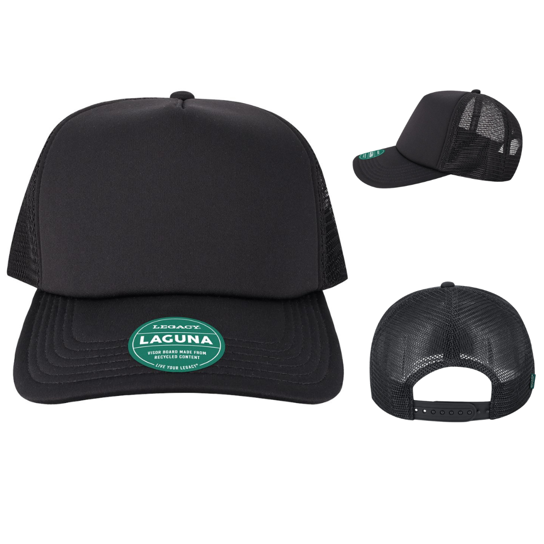 LEGACY Unisex Trucker Snapback Cap – Mesh Back Everyday Hat