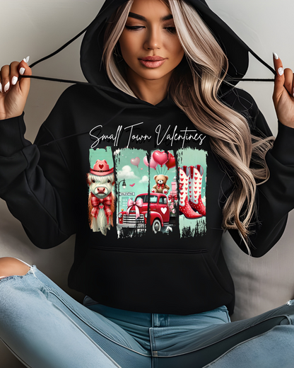 Small Town Hearts Hoodie