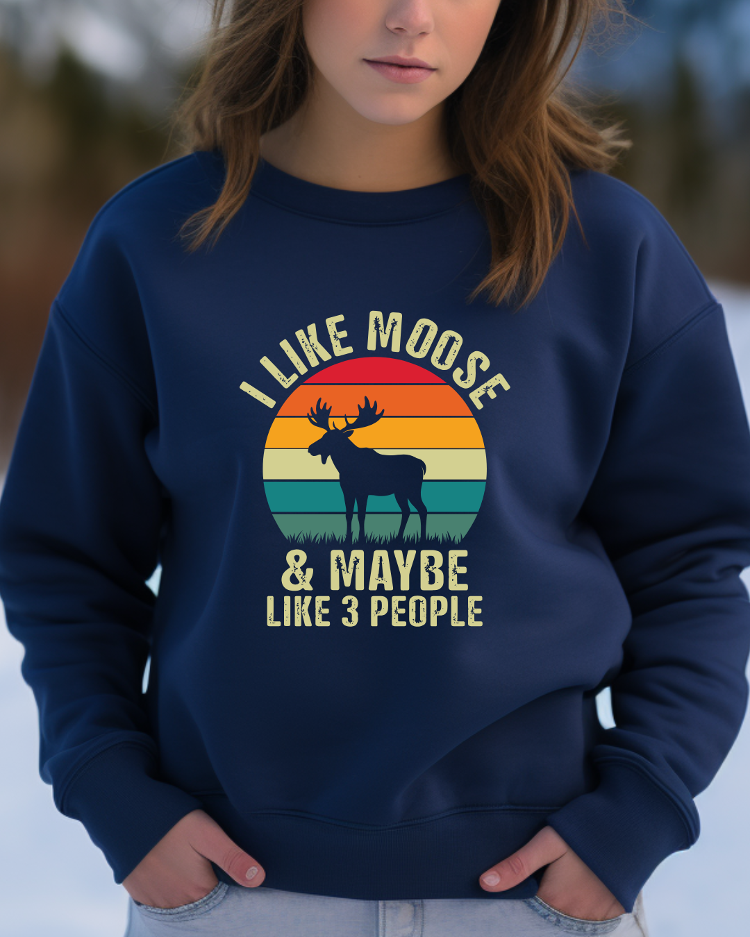 🦌 Moose Over People Sweatshirt