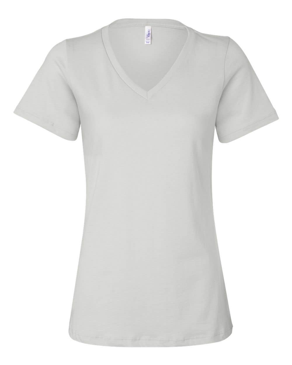 BELLA + CANVAS Women’s Relaxed V-Neck Tee – Lightweight Tee