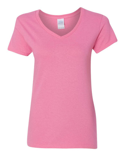 Gildan 5V00L Women’s Heavy Cotton Semi-Fitted V-Neck T-Shirt
