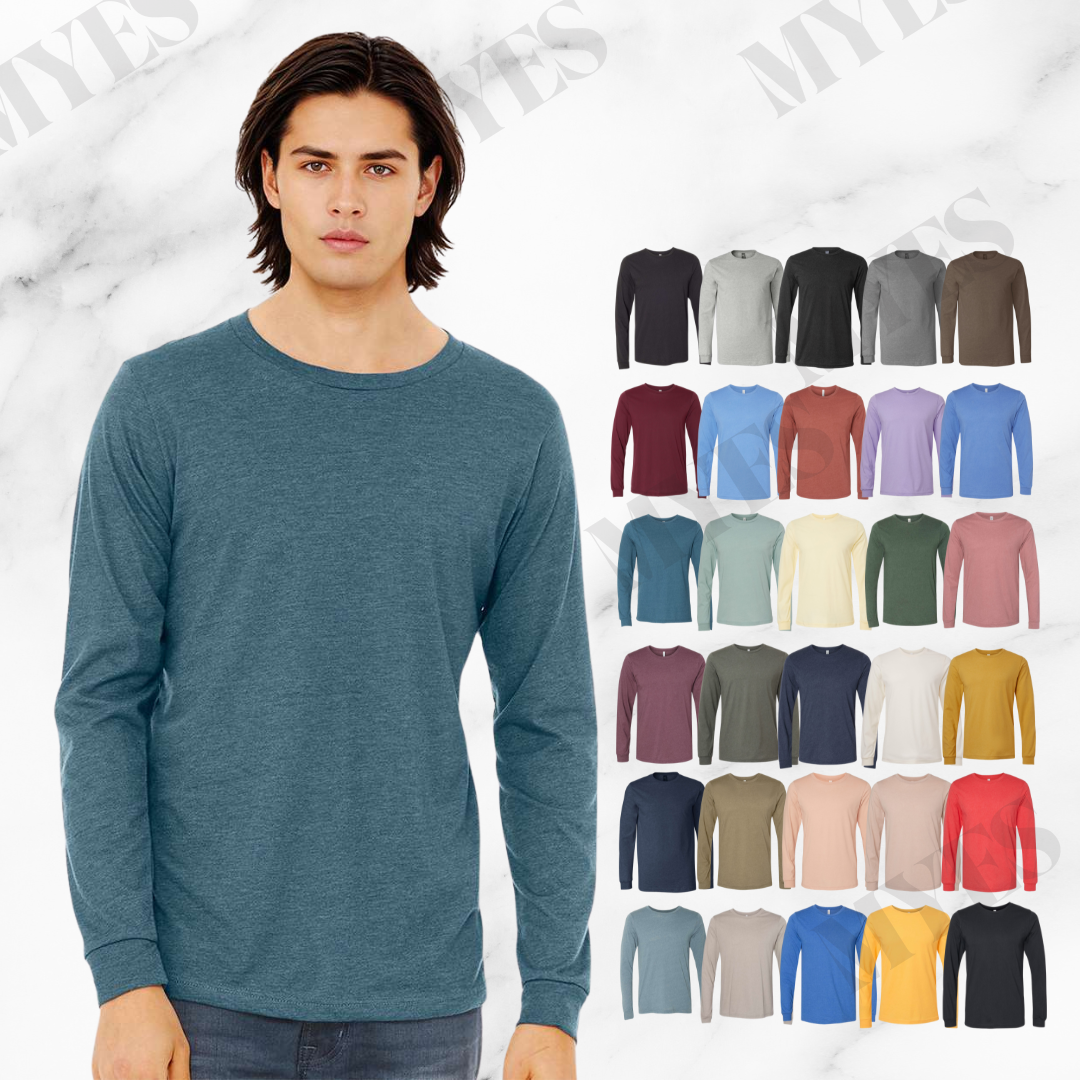 Bella Canvas Unisex Fit Heather LS Tee | Everyday Comfort
