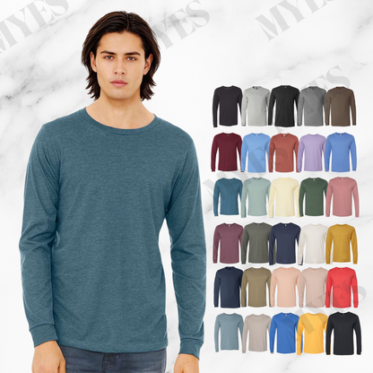 Bella Canvas Unisex Fit Heather LS Tee | Everyday Comfort