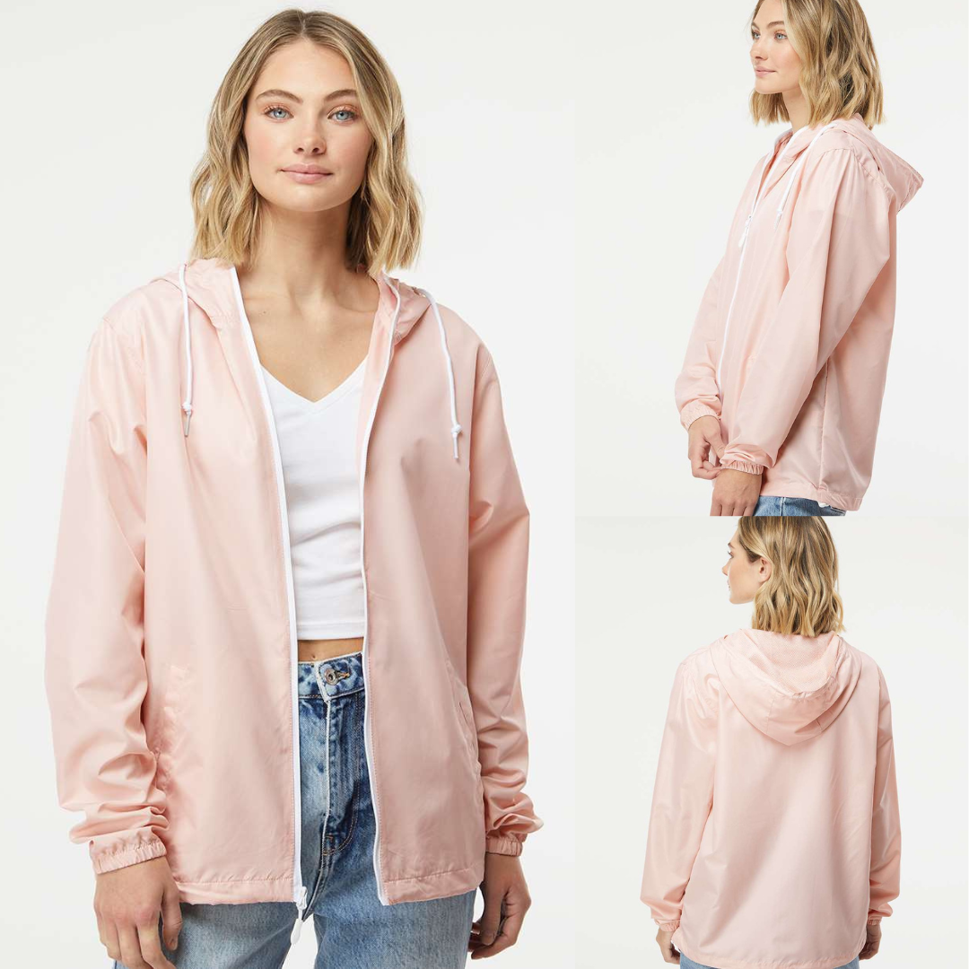 Men’s Lightweight Windbreaker Jacket – Wholesale Full Zip
