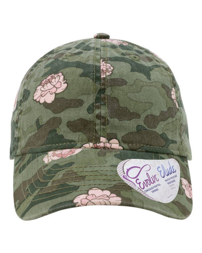 Women’s Vintage-Style Washed Print Baseball Cap | Adjustable