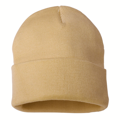 Solid Cuffed Beanie | Knit Winter Hat