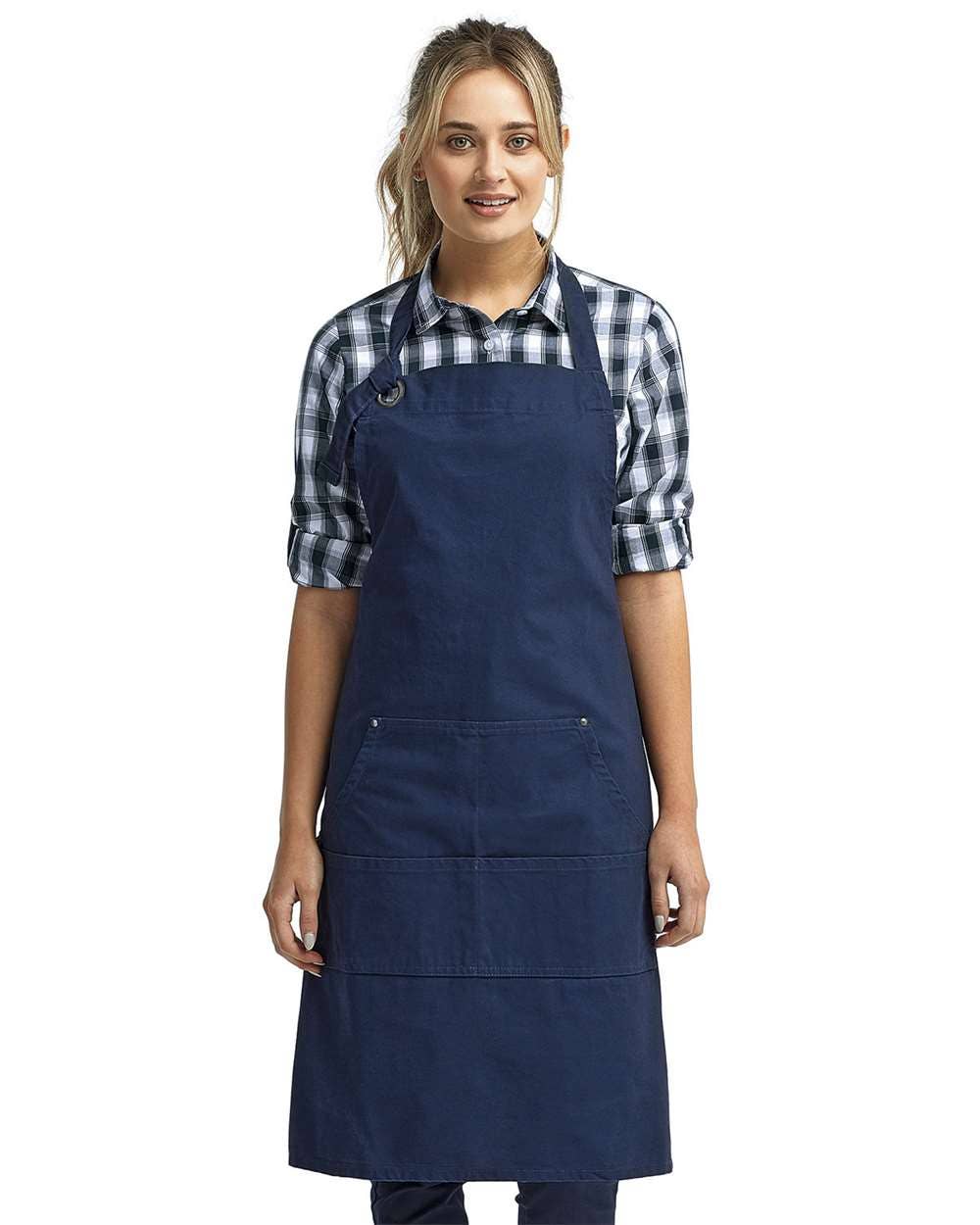 Artisan Heavy Cotton Apron – Adjustable Neck and Multi-Pocke
