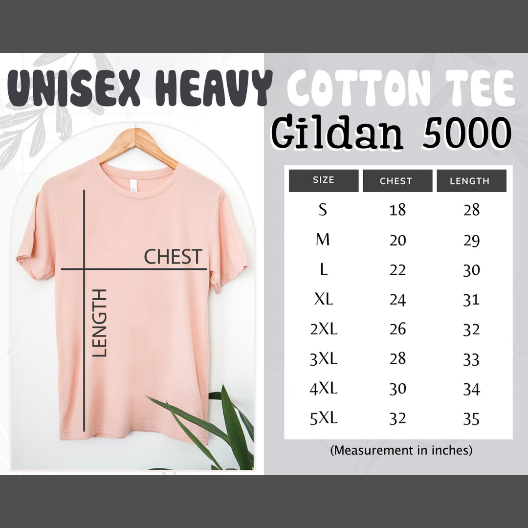 Custom Unisex Heavy Cotton T-Shirt – Classic Fit