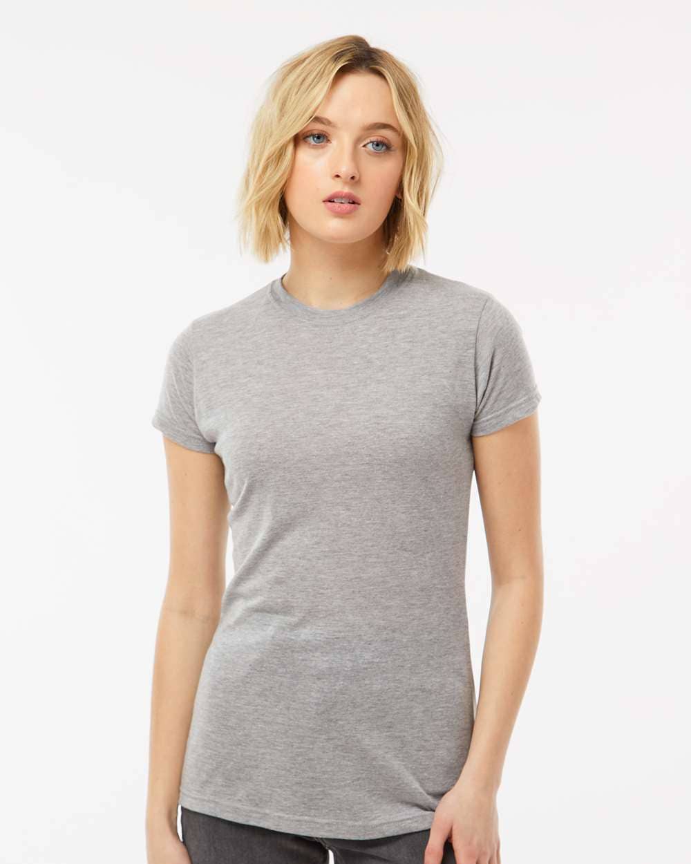 Tultex Women’s 240 Poly-Cotton T-Shirt | Soft Slim Everyday