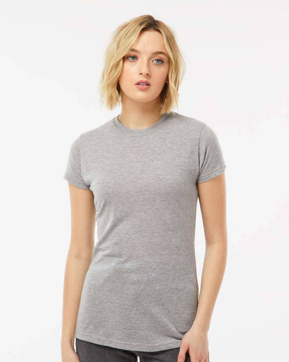 Tultex Women’s 240 Poly-Cotton T-Shirt | Soft Slim Everyday