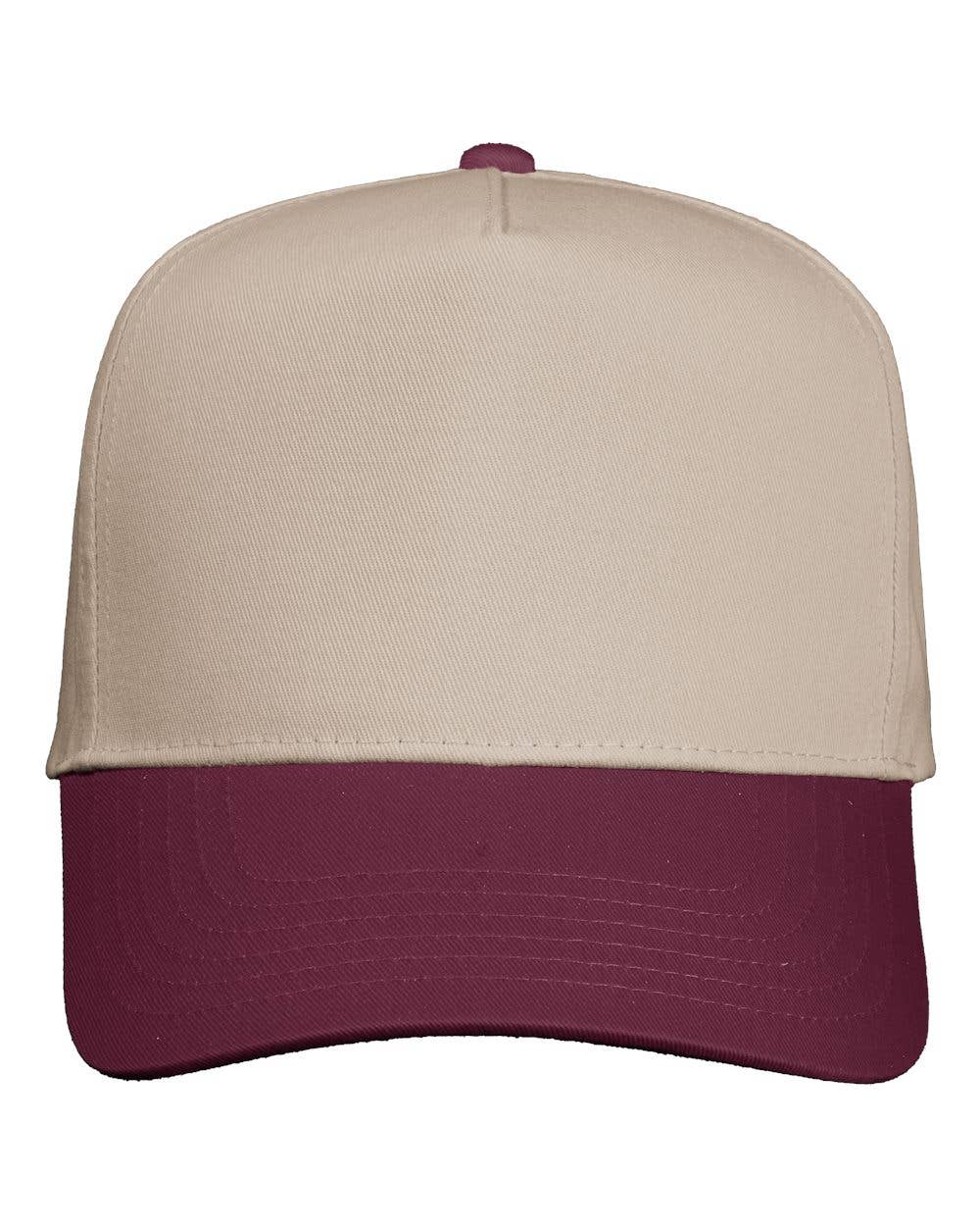 Valucap Adjustable Five-Panel Cap Clean & Comfortable Style