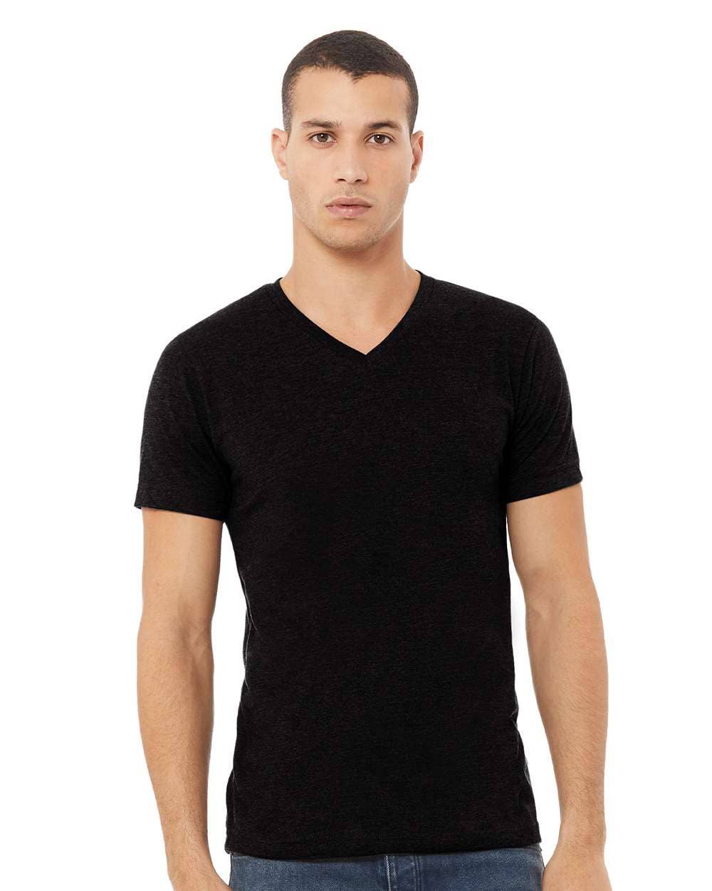 Bella Canvas Unisex V-Neck Heather T-Shirt