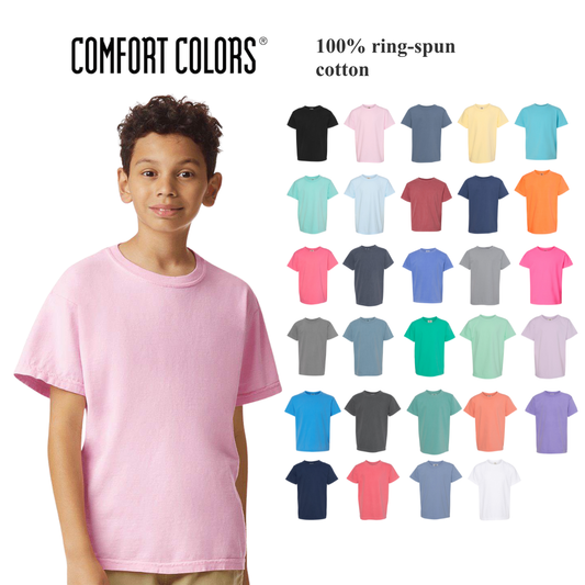 Youth Comfort Colors Cotton T-Shirt – Vintage Washed Look
