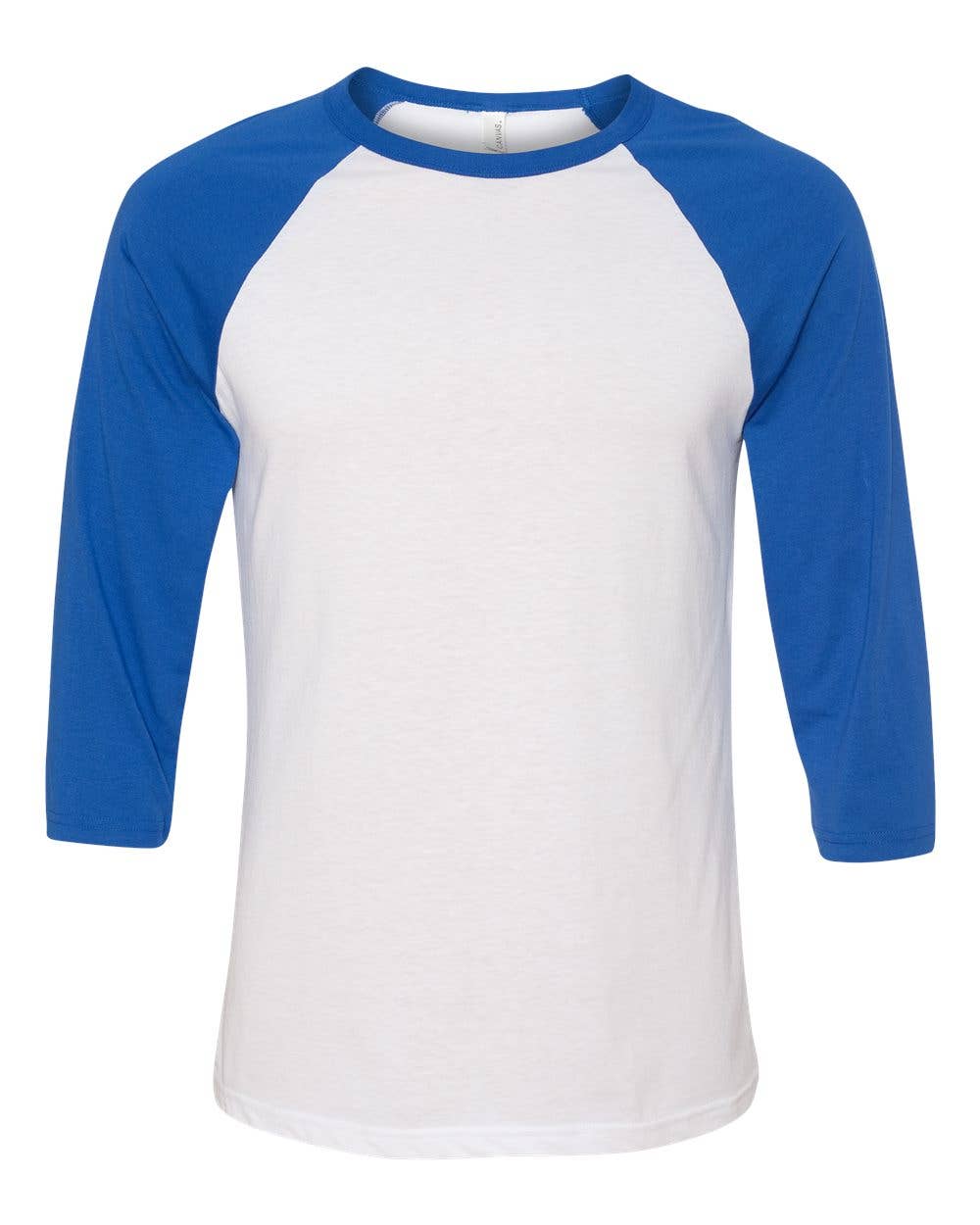BELLA + CANVAS Unisex 3/4 Sleeve Baseball Tee – Lightweight