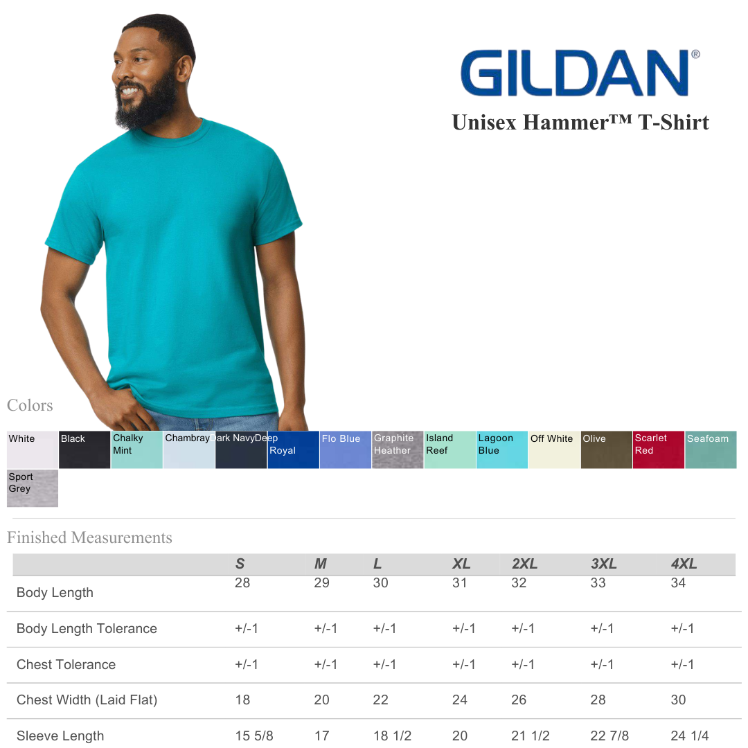 Gildan Heavyweight Hammer Cotton Unisex T-Shirt