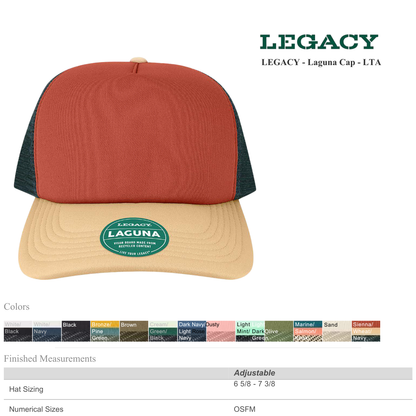 LEGACY Unisex Trucker Snapback Cap – Mesh Back Everyday Hat